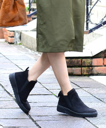 厚底ハイカットスリッポンシューズ/スニーカー/サイドゴア