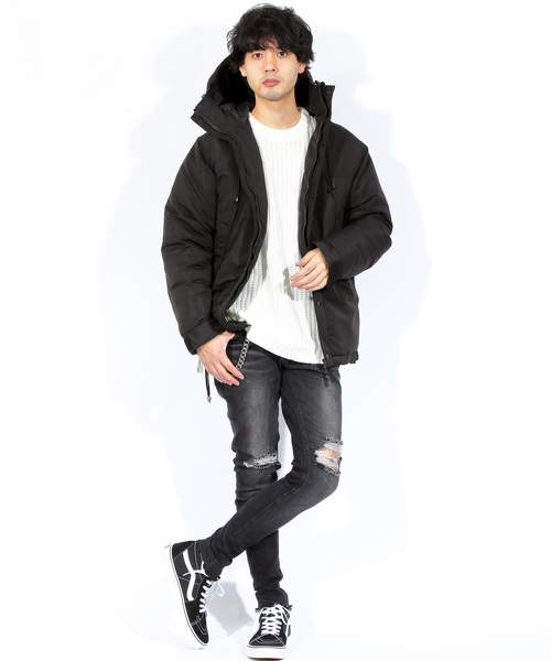 ８(eight)（エイト）の「ニットセーター シンプル 無地（ニット/セーター・メンズ・ホワイト/ブラック/グレー/ピンク・MEDIUM/LARGE）」の5枚目の写真