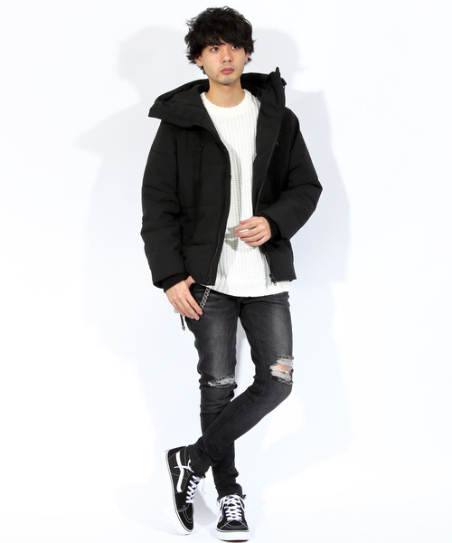 ８(eight)（エイト）の「ニットセーター シンプル 無地（ニット/セーター・メンズ・ホワイト/ブラック/グレー/ピンク・MEDIUM/LARGE）」の6枚目の写真