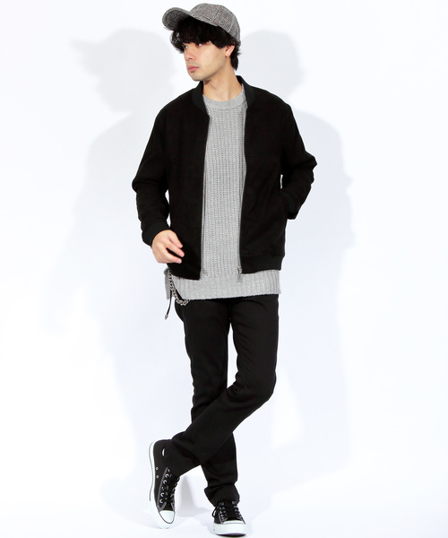 ８(eight)（エイト）の「ニットセーター シンプル 無地（ニット/セーター・メンズ・ホワイト/ブラック/グレー/ピンク・MEDIUM/LARGE）」の10枚目の写真