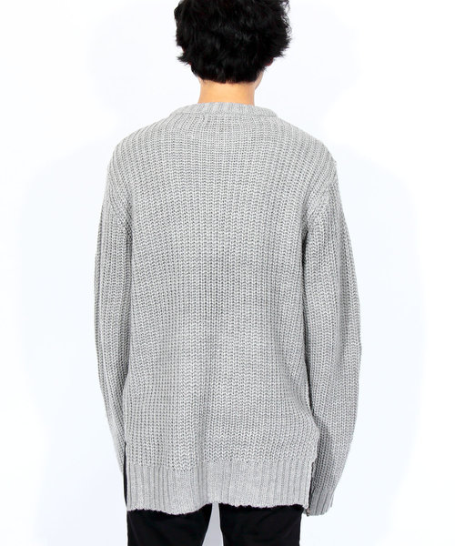 ８(eight)（エイト）の「ニットセーター シンプル 無地（ニット/セーター・メンズ・ホワイト/ブラック/グレー/ピンク・MEDIUM/LARGE）」の14枚目の写真