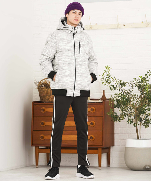 WEGO（ウィゴー）の「WEGO/裏起毛ラインストレッチスキニーパンツ（その他パンツ・メンズ・ブラック・SMALL/MEDIUM/LARGE/X-SMALL）」の8枚目の写真