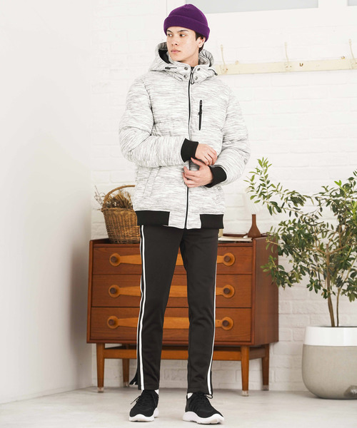 WEGO（ウィゴー）の「WEGO/裏起毛ラインストレッチスキニーパンツ（その他パンツ・メンズ・ブラック・SMALL/MEDIUM/LARGE/X-SMALL）」の9枚目の写真