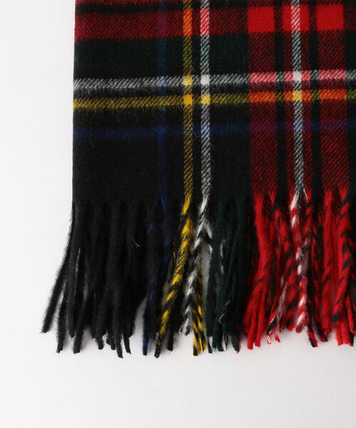 green label relaxing（グリーンレーベルリラクシング）の「[別注]MOON SC ストール ◆（ストール/ショール・レディース・ブラック/オフホワイト/モカ・FREE）」の4枚目の写真