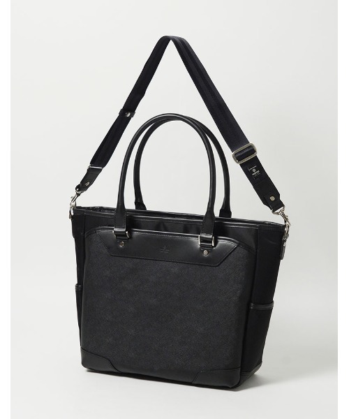 master-piece(マスターピース)の「master-piece / AVENUE 2WAYトートバッグ / No.43085(トートバッグ・メンズ・ブラック/ネイビー・FREE)」の1枚目の写真
