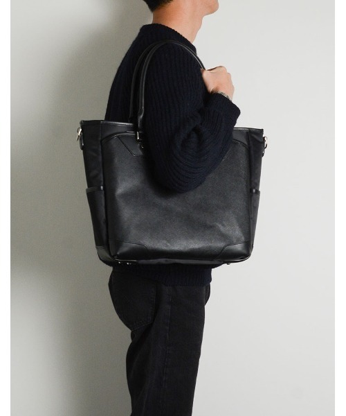 master-piece(マスターピース)の「master-piece / AVENUE 2WAYトートバッグ / No.43085(トートバッグ・メンズ・ブラック/ネイビー・FREE)」の14枚目の写真