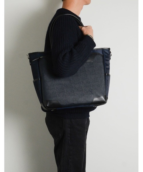 master-piece(マスターピース)の「master-piece / AVENUE 2WAYトートバッグ / No.43085(トートバッグ・メンズ・ブラック/ネイビー・FREE)」の13枚目の写真