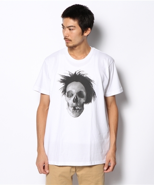 Manhattan Records（マンハッタン レコーズ）の「Fools Gold / Danny Brown Skull Tee（Tシャツ/カットソー・メンズ・ホワイト・MEDIUM/LARGE）」の2枚目の写真