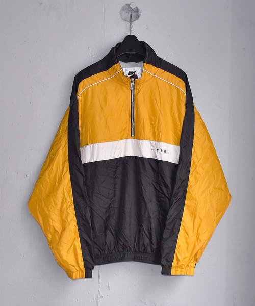 90s OLD NIKE プルオーバー ナイロンジャケット ヴィンテージ 90's NIKE プルオーバーナイロンジャケット “銀タグ
