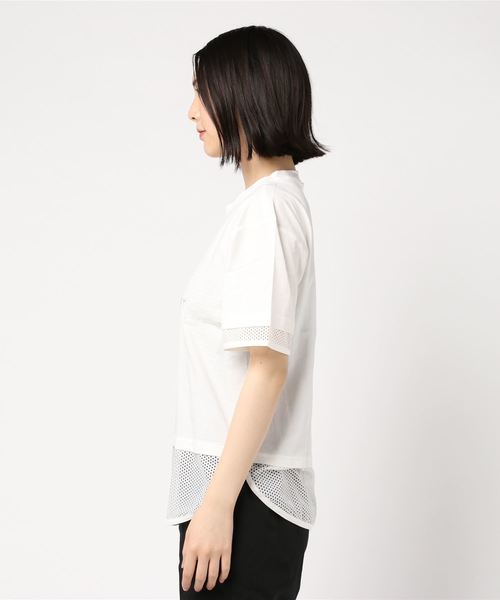 adidas by Stella McCartney(アディダスバイステラマッカートニー)の「【adidas by Stella McCartney】LOGO TEE(Tシャツ/カットソー・レディース・ホワイト・MEDIUM/LARGE/X-SMALL)」の2枚目の写真