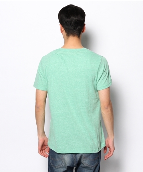 WEGO（ウィゴー）の「WEGO/Vネック半袖Tシャツ（Tシャツ/カットソー・メンズ・ホワイト/ライトグレー/グリーン/レッド/ブルー/ライトイエロー/サックスブルー・LARGE/SMALL/MEDIUM）」の10枚目の写真