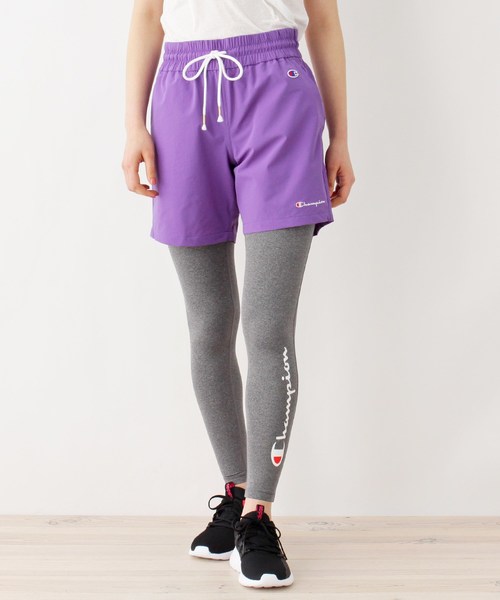 Champion(チャンピオン)の「【WEB限定】Champion ショートパンツ(その他パンツ・レディース・ダークグリーン系7/パープル系2/ブラック系7/ピンク系・03/02)」の8枚目の写真