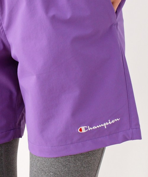 Champion(チャンピオン)の「【WEB限定】Champion ショートパンツ(その他パンツ・レディース・ダークグリーン系7/パープル系2/ブラック系7/ピンク系・03/02)」の5枚目の写真