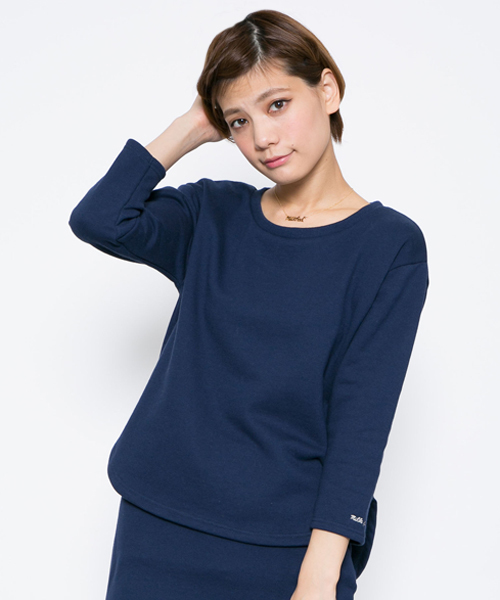 MILKFED.（ミルクフェド）の「SWEAT SET-UP（スウェット・レディース・アッシュ/ネイビー・ONE SIZE）」の3枚目の写真