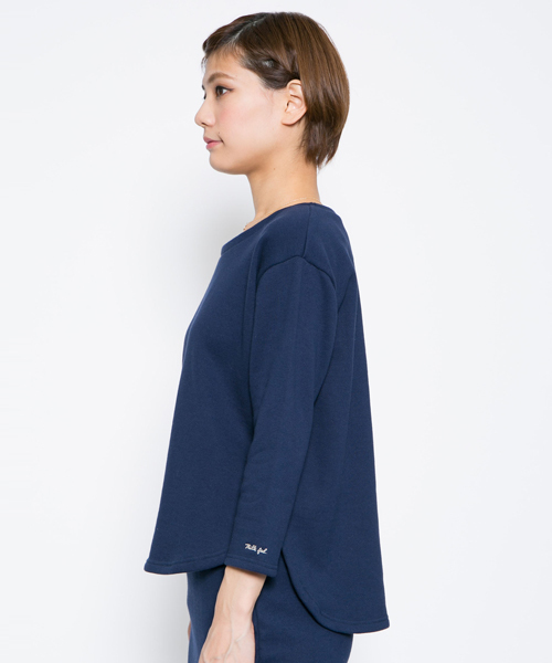 MILKFED.（ミルクフェド）の「SWEAT SET-UP（スウェット・レディース・アッシュ/ネイビー・ONE SIZE）」の4枚目の写真