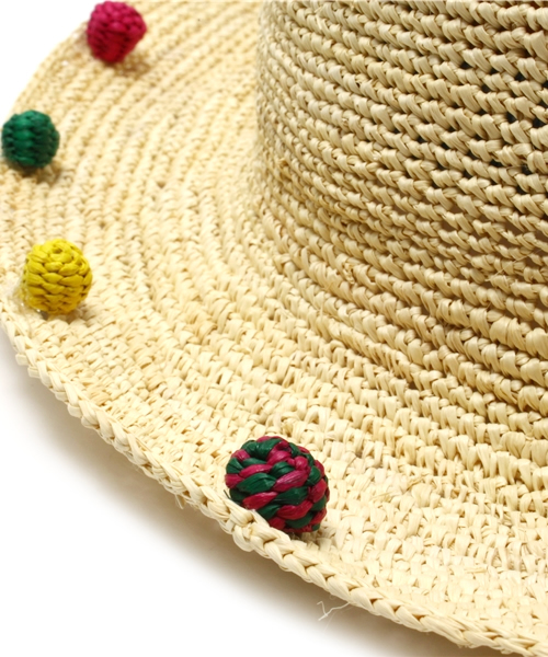 BEAMS BOY（ビームスボーイ）の「ECUA ANDINO / ヒッピーハワイアンハット（ハット・レディース・ベージュ・ONE SIZE）」の4枚目の写真