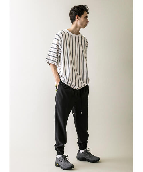 MONKEY TIME(モンキータイム)の「<monkey time> TJK MULTI STRIPE TEE/Tシャツ(Tシャツ/カットソー・メンズ・ブラック/ホワイト・SMALL/MEDIUM/LARGE/X-LARGE)」の9枚目の写真