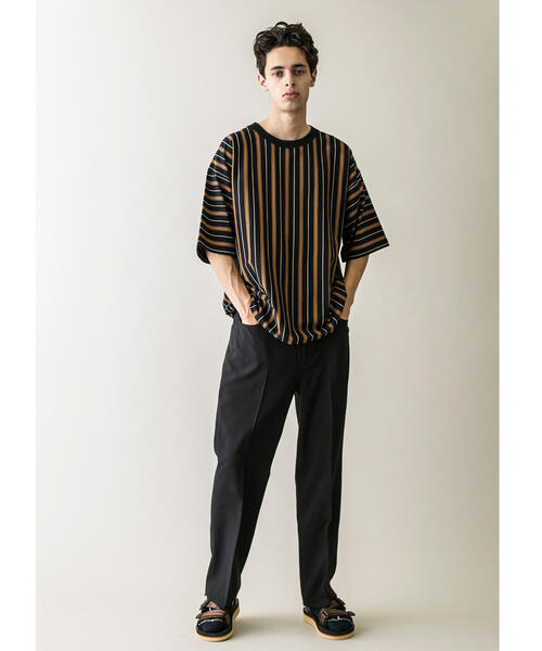 MONKEY TIME(モンキータイム)の「<monkey time> TJK MULTI STRIPE TEE/Tシャツ(Tシャツ/カットソー・メンズ・ブラック/ホワイト・SMALL/MEDIUM/LARGE/X-LARGE)」の16枚目の写真