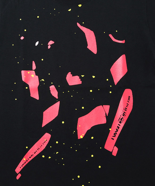 RADIO EVA(ラヂオエヴァ)の「RADIO EVA 003 闇夜 Tシャツ(Tシャツ/カットソー・メンズ・ブラック×グリーン/ブラック×ピンク・SMALL/MEDIUM/LARGE/X-LARGE)」の10枚目の写真