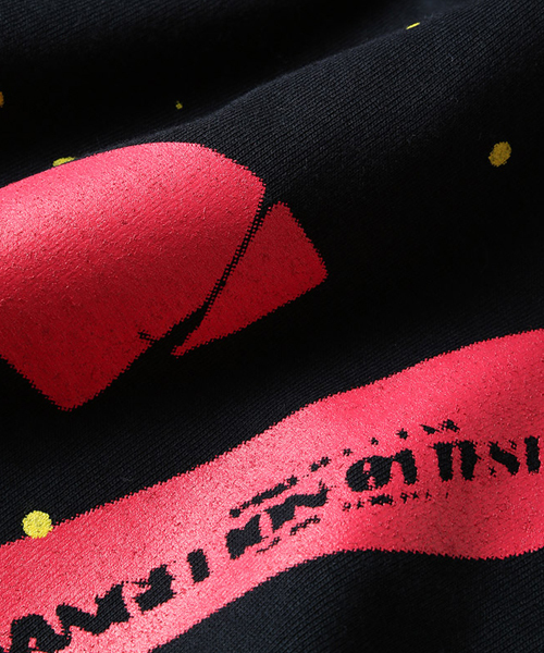 RADIO EVA(ラヂオエヴァ)の「RADIO EVA 003 闇夜 Tシャツ(Tシャツ/カットソー・メンズ・ブラック×グリーン/ブラック×ピンク・SMALL/MEDIUM/LARGE/X-LARGE)」の8枚目の写真