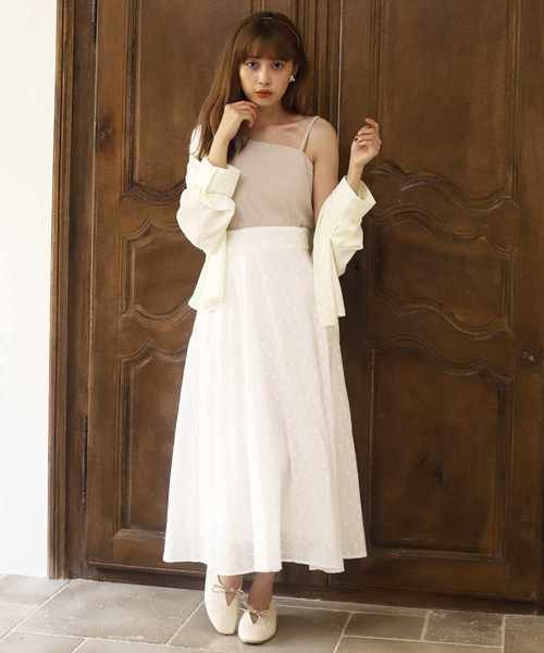 one after another NICE CLAUP(ワンアフターアナザーナイスクラップ)の「ゆるサテンシャツ(シャツ/ブラウス・レディース・ピンク/アイボリー/モカ/ピンクベージュ/ベージュ・FREE)」の8枚目の写真