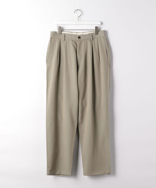 BRACTMENT(ブラクトメント)の「『BRACTMENT(ブラクトメント)』 STD402 ウールギャバ2P ワイドパンツ(その他パンツ・メンズ・ネイビー/ベージュ・36/40/38)」の2枚目の写真