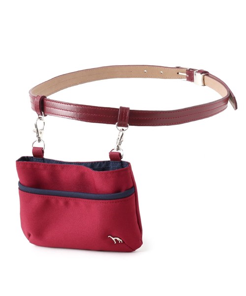 adabat（アダバット）の「ポーチ付きベルト（ボディバッグ/ウエストポーチ・レディース・ライトグレー/ボルドー/ネイビー・00）」の3枚目の写真