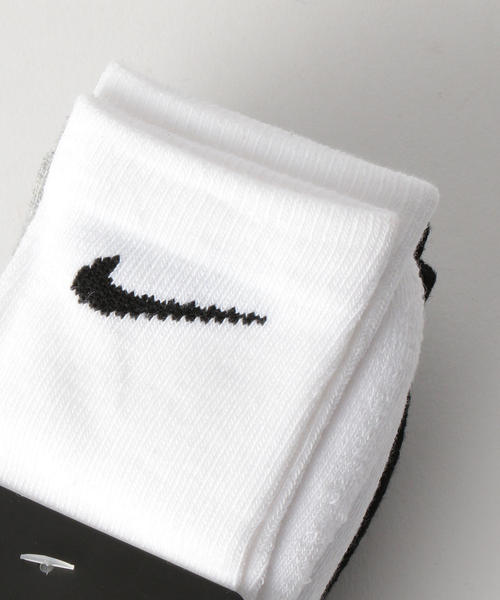 NIKE（ナイキ）の「★NIKE（ナイキ）BASIC PACK CREW3P（ソックス/靴下・キッズ・ホワイト/ピンク・17-21cm）」の6枚目の写真