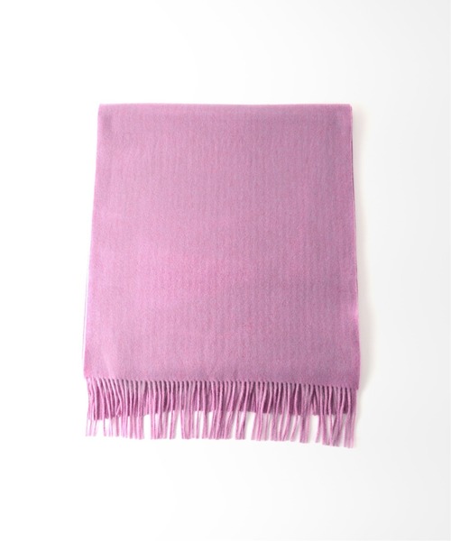 journal standard L'essage（ジャーナルスタンダードレサージュ）の「【A SAUCE MELER/ア ソース メレ】EXファインラムスポンディッシュウールストール（マフラー・レディース・アイボリー/グリーン/パープル/イエロー/ピンク・FREE）」の3枚目の写真