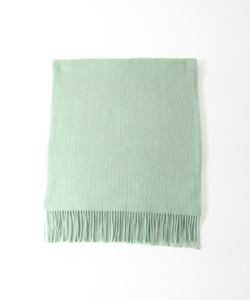 journal standard L'essage（ジャーナルスタンダードレサージュ）の「【A SAUCE MELER/ア ソース メレ】EXファインラムスポンディッシュウールストール（マフラー・レディース・アイボリー/グリーン/パープル/イエロー/ピンク・FREE）」の2枚目の写真