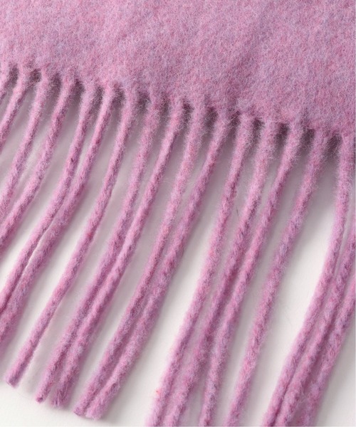 journal standard L'essage（ジャーナルスタンダードレサージュ）の「【A SAUCE MELER/ア ソース メレ】EXファインラムスポンディッシュウールストール（マフラー・レディース・アイボリー/グリーン/パープル/イエロー/ピンク・FREE）」の11枚目の写真