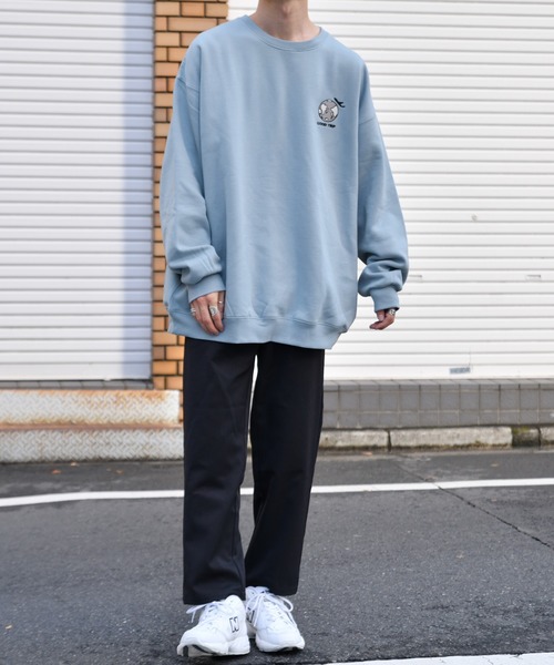 kutir(クティール)の「飛行機プリント刺繍裏起毛スウェット(スウェット・メンズ・ブラック/オフホワイト/ライトブルー・MEDIUM/LARGE/SMALL)」の18枚目の写真