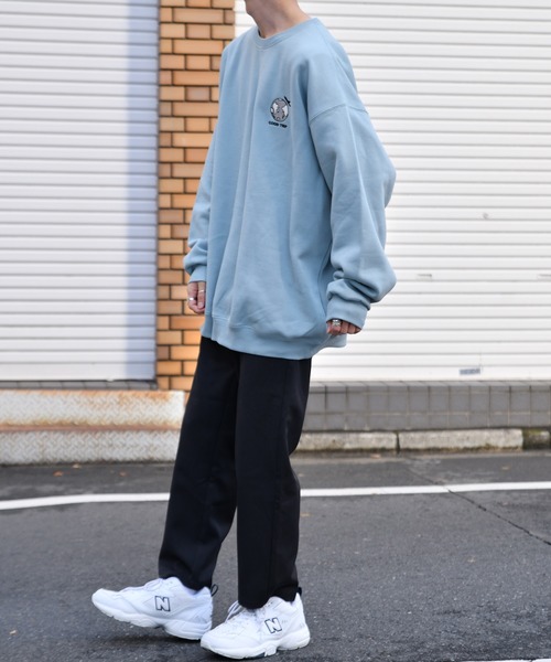 kutir(クティール)の「飛行機プリント刺繍裏起毛スウェット(スウェット・メンズ・ブラック/オフホワイト/ライトブルー・MEDIUM/LARGE/SMALL)」の19枚目の写真