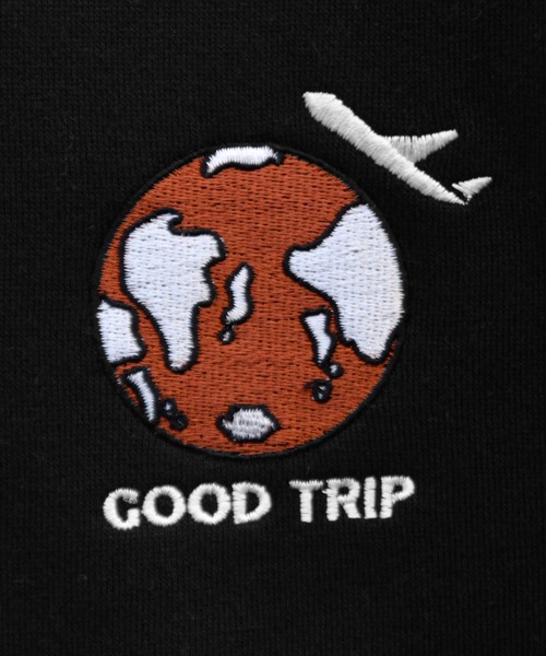 kutir(クティール)の「飛行機プリント刺繍裏起毛スウェット(スウェット・メンズ・ブラック/オフホワイト/ライトブルー・MEDIUM/LARGE/SMALL)」の16枚目の写真