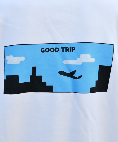 kutir(クティール)の「飛行機プリント刺繍裏起毛スウェット(スウェット・メンズ・ブラック/オフホワイト/ライトブルー・MEDIUM/LARGE/SMALL)」の10枚目の写真