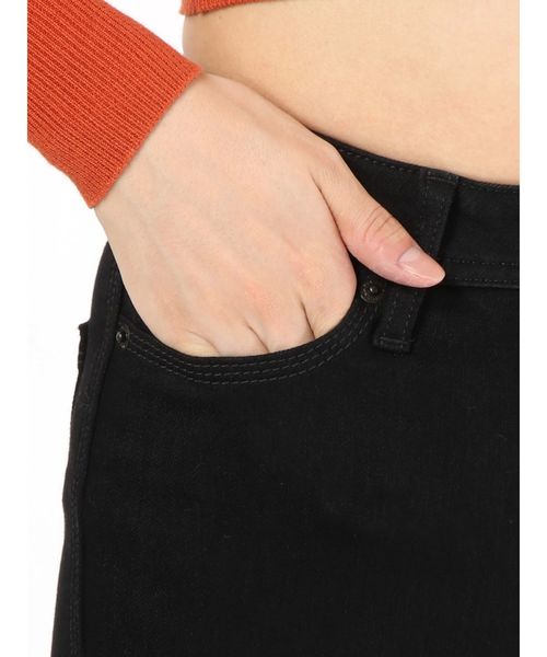EMODA（エモダ）の「【ELDER】NUDEジャストウエストデニム（デニムパンツ・レディース・ブラック/インディゴブルー/ブルー・SMALL/MEDIUM/X-SMALL）」の17枚目の写真