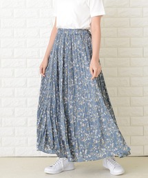 Lace Ladies | フラワーシフォンプリーツロングスカート(スカート)