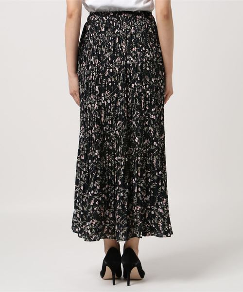 Lace Ladies（レースレディース）の「花柄 細プリーツ ロング フレア スカート（スカート・レディース・ホワイト/ブラック/ブルー/ピンク・FREE）」の16枚目の写真
