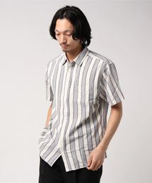 CORISCO 綿麻パナマ 半袖 シャツ (M1)