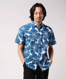 CORISCO 綿麻パナマ 半袖 シャツ (M1)