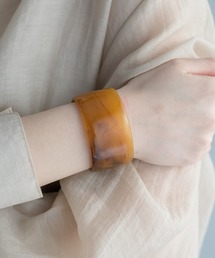 Ciki | マーブルワイドバングル / クリアボリュームバングル(バングル/リストバンド)