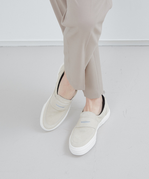 SLACK FOOTWEAR（スラックフットウェア）の「【SLACK】FOLTI スニーカー ローファー（スニーカー・メンズ・ブラック/ベージュ/サックスブルー・26/27/28）」の3枚目の写真