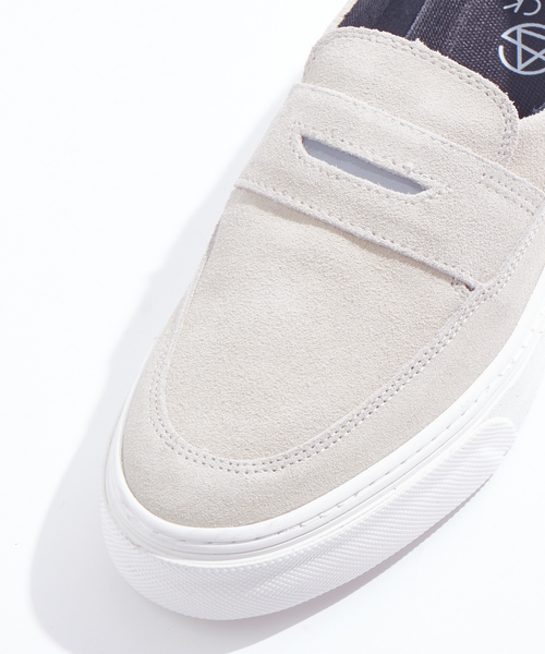 SLACK FOOTWEAR（スラックフットウェア）の「【SLACK】FOLTI スニーカー ローファー（スニーカー・メンズ・ブラック/ベージュ/サックスブルー・26/27/28）」の11枚目の写真