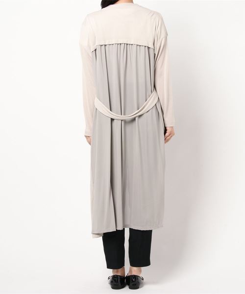 INTERPLANET（インタープラネット）の「吸湿冷感加工ロングカーディガン（カーディガン/ボレロ・レディース・ライトグレー/ブラック/ブラウン/カーキ・FREE）」の9枚目の写真