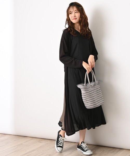 INTERPLANET（インタープラネット）の「吸湿冷感加工ロングカーディガン（カーディガン/ボレロ・レディース・ライトグレー/ブラック/ブラウン/カーキ・FREE）」の14枚目の写真