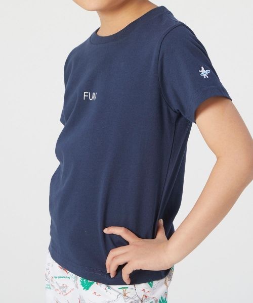 セール】【OP/オーピー】キッズ ロゴ Tシャツ/半袖 袖刺繍（T