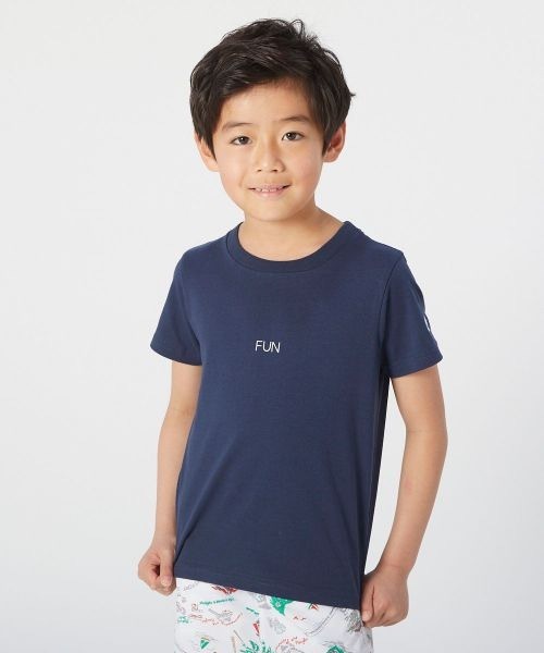 セール】【OP/オーピー】キッズ ロゴ Tシャツ/半袖 袖刺繍（T
