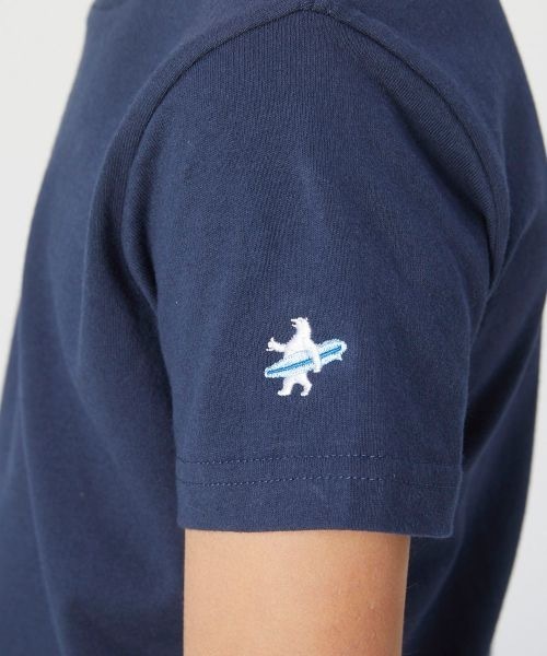 Ocean Pacific(オーシャンパシフィック)の「【OP/オーピー】キッズ ロゴ Tシャツ/半袖 袖刺繍(Tシャツ/カットソー・キッズ・ネイビー/ホワイト/ベージュ・140/150/100/110/120/130/90)」の6枚目の写真
