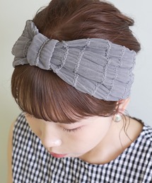 リボン チュール ヘアバンド