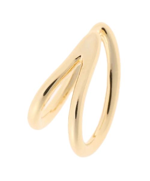 AMERICAN HOLIC(アメリカンホリック)の「2又メタルイヤカフ *(ピアス(両耳用)・レディース・シルバー/ゴールド・FREE)」の6枚目の写真